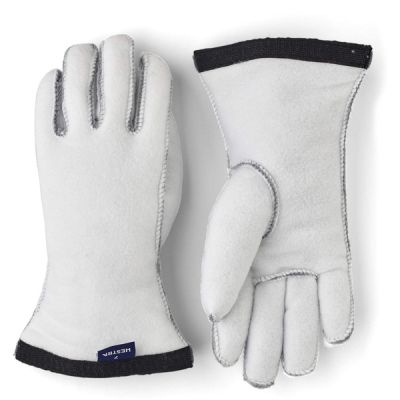 Hestra Heli Ski Liner - 5 Finger - White - Unisex - 9 - Partioaitta