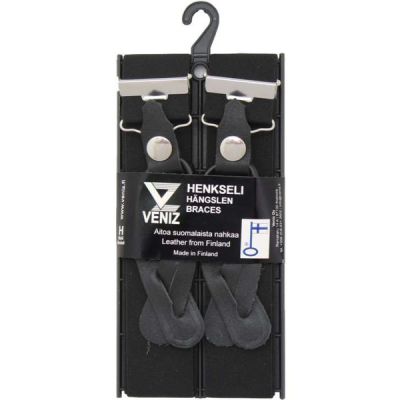 Veniz Nappihenkseli Musta 36mm 120cm - Black - Unisex - OneSize - Partioaitta