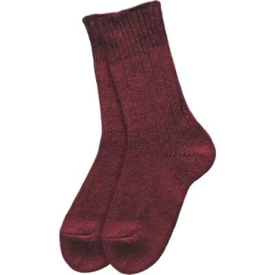Helsingin villasukkatehdas Villasukka - Tummanpunainen - Unisex - 37-39 - Partioaitta, kuva 1 / 1