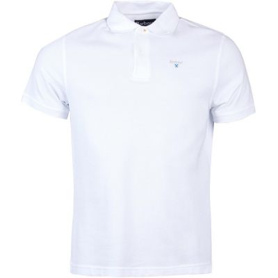 Barbour Sports Polo - White - Miehet - XL - Partioaitta