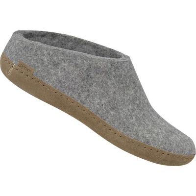 Glerups The Slip On Leather - Grey - Unisex - EUR 39 - Partioaitta