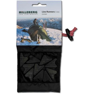 Hilleberg Line Runners For 3mm Guy Line - Black - OneSize - Partioaitta