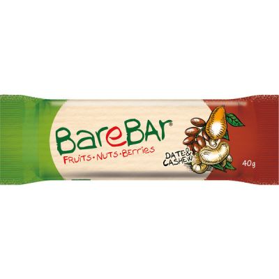 BareBar Taateli-cashew 40g - Nocolor - OneSize - Partioaitta