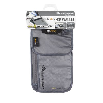 Sea to Summit Travellight Neck Wallet Rfid 5p - Grey - OneSize - Partioaitta