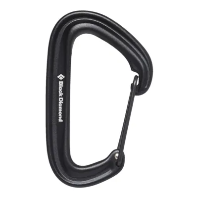 Black Diamond Litewire Carabiner - Black - Unisex - OneSize - Partioaitta