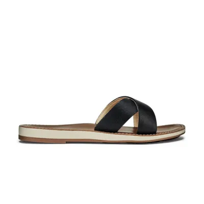 Olukai Ke A - Black/tan - Naiset - US 6 - Partioaitta