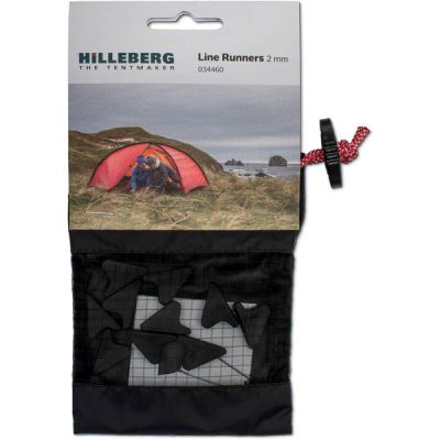 Hilleberg Line Runners For 2mm Guy Line - Black - OneSize - Partioaitta
