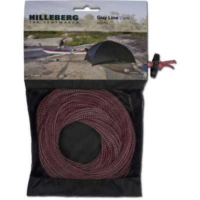 Hilleberg Guy Line 2mm - 25 Meters - Red/white - OneSize - Partioaitta
