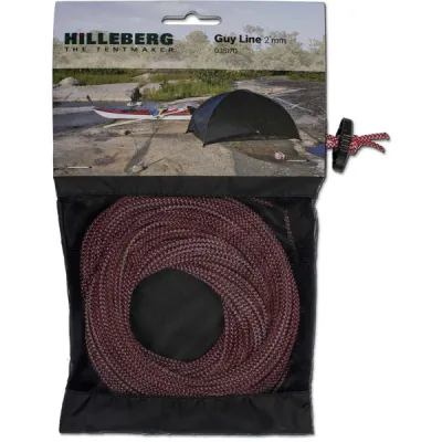 Hilleberg Guy Line 2mm - 25 Meters - Red/white - OneSize - Partioaitta, kuva 1 / 1