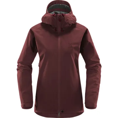 Haglöfs Glide Jacket Women - Maroon Red - Naiset - XS - Partioaitta, kuva 1 / 1