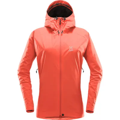 Haglöfs Glide Jacket Women - Coral Pink - Naiset - S - Partioaitta, kuva 1 / 1
