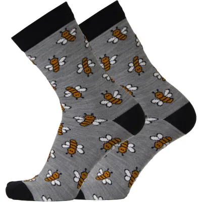 Sukkamestarit Merinovillasukat - Pörriäinen Harmaa - Unisex - 35-38 - Partioaitta, kuva 1 / 1