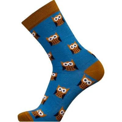 Sukkamestarit Merinovillasukat - Huuhkaja Karamelli-petrooli - Unisex - 35-38 - Partioaitta, kuva 1 / 1