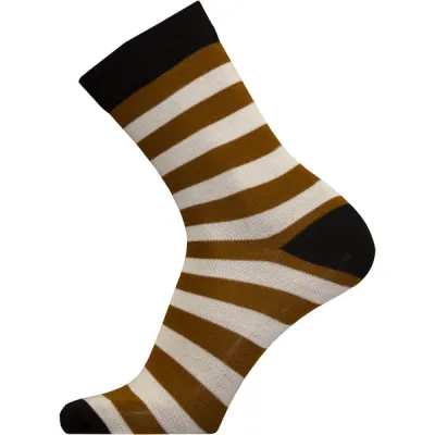Sukkamestarit Merinovillasukat - 2-raita Solid-musta-karamelli - Unisex - 35-38 - Partioaitta, kuva 1 / 1