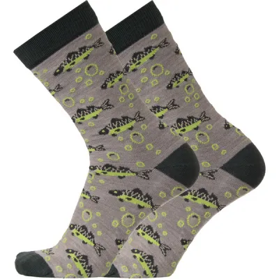 Sukkamestarit Merinovillasukat - Fisu Vihreä-hiekka - Unisex - 39-42 - Partioaitta, kuva 1 / 1