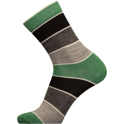 Sukkamestarit Merinovillasukat - Ohut Leveä Multi Harmaa-vihreä - Unisex - 35-38 - Partioaitta