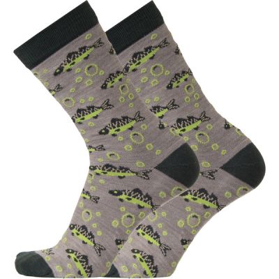 Sukkamestarit Merinovillasukat - Fisu Vihreä-hiekka - Unisex - 47-49 - Partioaitta