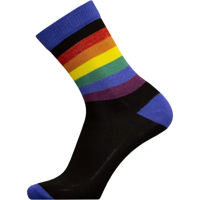 Sukkamestarit Merinovillasukat - Raita Solid Rainbow2 - Unisex - 35-38 - Partioaitta, kuva 1 / 1