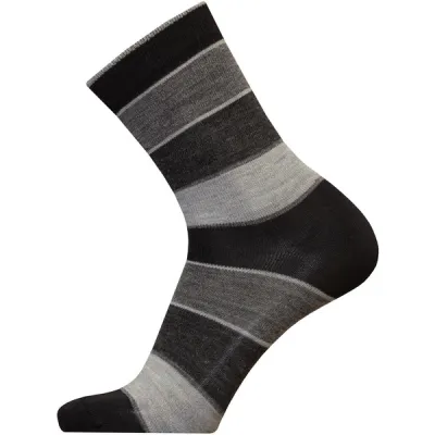 Sukkamestarit Merinovillasukat - Ohut Leveä Musta-harmaa - Unisex - 43-46 - Partioaitta, kuva 1 / 1