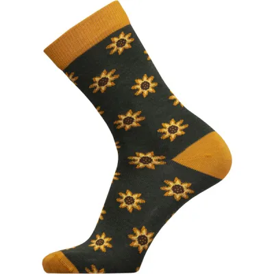 Sukkamestarit Merinovillasukat - Auringonkukka Vihreä - Unisex - 43-46 - Partioaitta, kuva 1 / 1