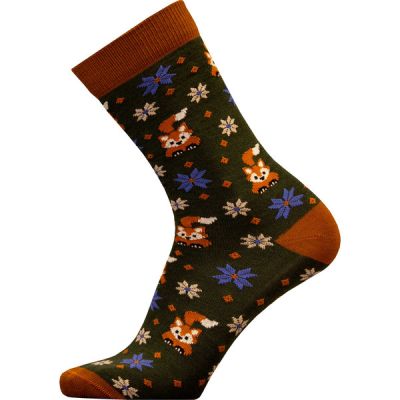 Sukkamestarit Merinovillasukat - Kettu Fairisle Tähti Karam.met - Unisex - 39-42 - Partioaitta