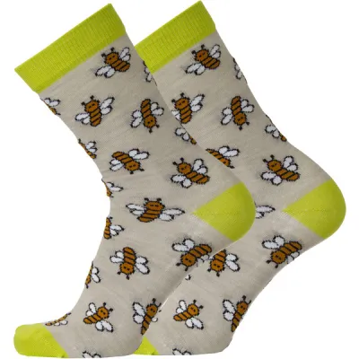 Sukkamestarit Merinovillasukat - Pörriäinen Lime-hiekka - Unisex - 39-42 - Partioaitta, kuva 1 / 1