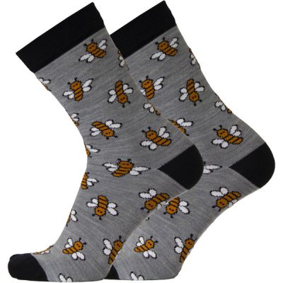 Sukkamestarit Merinovillasukat - Pörriäinen Harmaa - Unisex - 43-46 - Partioaitta