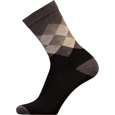Sukkamestarit Merinovillasukat - Argyle Moderni Harmaa - Unisex - 43-46 - Partioaitta