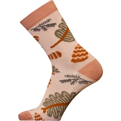 Sukkamestarit Merinovillasukat - Käpyset Cork-vaalpun - Unisex - 35-38 - Partioaitta, kuva 1 / 1