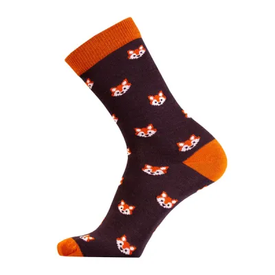 Sukkamestarit Merinovillasukat - Kettu Aw Terracotta - Unisex - 35-38 - Partioaitta, kuva 1 / 1