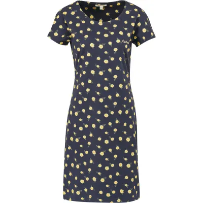 Barbour Harewood Print Dress - Navy Coast Print - Naiset - 14 - Partioaitta, kuva 1 / 1