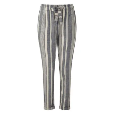 Tentree Women' S Jericho Pant - Dark Ocean Blue|elm White-hemp - Naiset - L - Partioaitta
