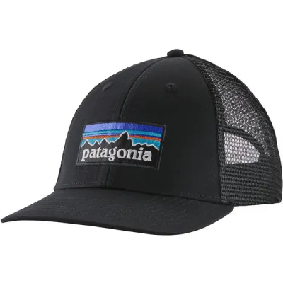 Patagonia P-6 Logo Lopro Trucker Hat - Black - Unisex - OneSize - Partioaitta, kuva 1 / 1