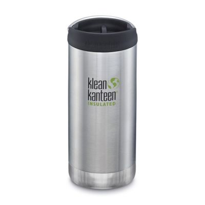 Klean Kanteen Tkwide 355ml Cafe Cap - Brushed Stainless - OneSize - Partioaitta
