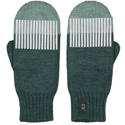 Moiko Polku Double Layer Mittens - Sage - Forest Green - Unisex - S - Partioaitta