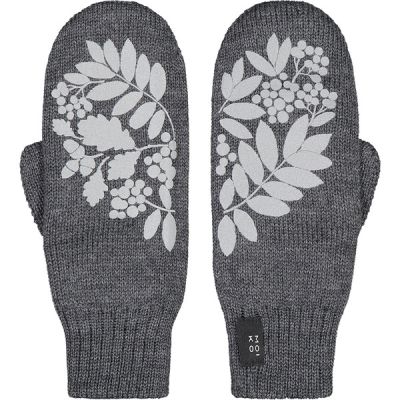 Moiko Pihla Double Layer Mittens - Graphite - Unisex - S - Partioaitta