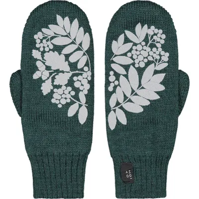 Moiko Pihla Double Layer Mittens - Forest - Unisex - M - Partioaitta