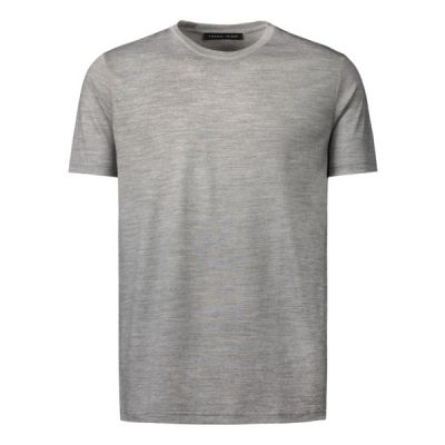 Formal Friday Ultrafine Merino T-shirt - Grey - Unisex - S - Partioaitta