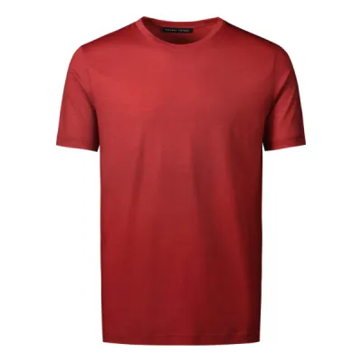 Formal Friday Ultrafine Merino T-shirt - Wine - Unisex - S - Partioaitta
