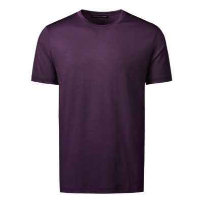 Formal Friday Ultrafine Merino T-shirt - Plum - Unisex - S - Partioaitta | Alk. 129,00 €