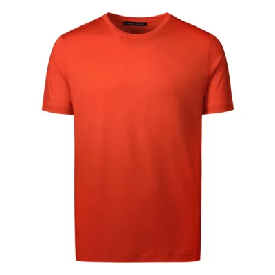Formal Friday Ultrafine Merino T-shirt - Orange - Unisex - M - Partioaitta