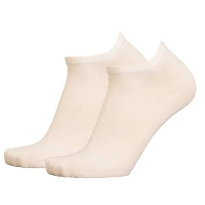 Sukkamestarit Merinosukka Matala 2pr - Valkoinen - Unisex - 43-46 - Partioaitta