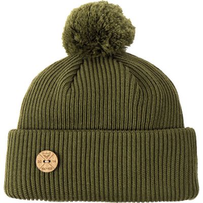 VAI-KO Timberjack Pom Beanie - Moss Green - Unisex - OneSize - Partioaitta