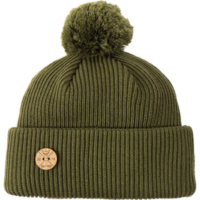 VAI-KO Timberjack Pom Beanie - Moss Green - Unisex - OneSize - Partioaitta, kuva 1 / 1