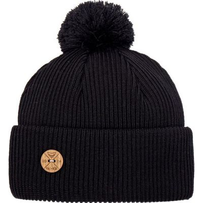 VAI-KO Timberjack Pom Beanie - Black - Unisex - OneSize - Partioaitta