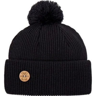 VAI-KO Timberjack Pom Beanie - Black - Unisex - OneSize - Partioaitta, kuva 1 / 1