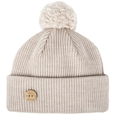VAI-KO Timberjack Pom Beanie - Beigemele - Unisex - OneSize - Partioaitta, kuva 1 / 1