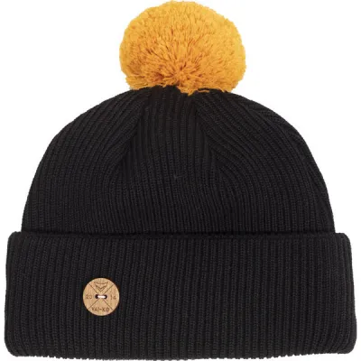 VAI-KO Timberjack Pom Beanie - Black Autumn Gold Pom - Unisex - OneSize - Partioaitta, kuva 1 / 1
