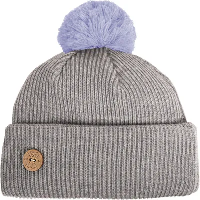 VAI-KO Timberjack Pom Beanie - Greymele/lavender Pom - Unisex - OneSize - Partioaitta, kuva 1 / 1