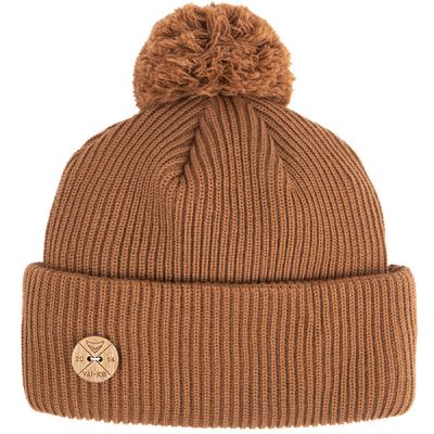 VAI-KO Timberjack Pom Beanie - Coffee Brown - Unisex - OneSize - Partioaitta